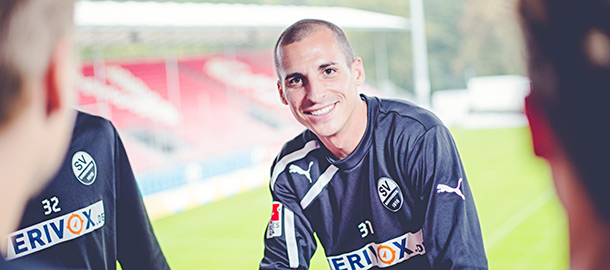 Mittelfeldspieler Stefan Kulovits, SV Sandhausen